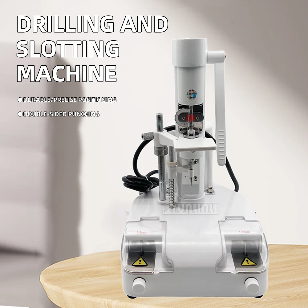 

Eyeglass Frame Drilling and Grooving Machine | All-in-One Drill & Slot System for Rimless Lens Processing