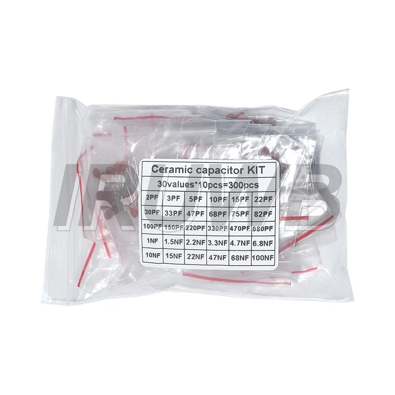 Kit condensatore ceramico Set 2pF-0.1uF Componenti elettronici Kit assortito di condensatori IC per fai da te