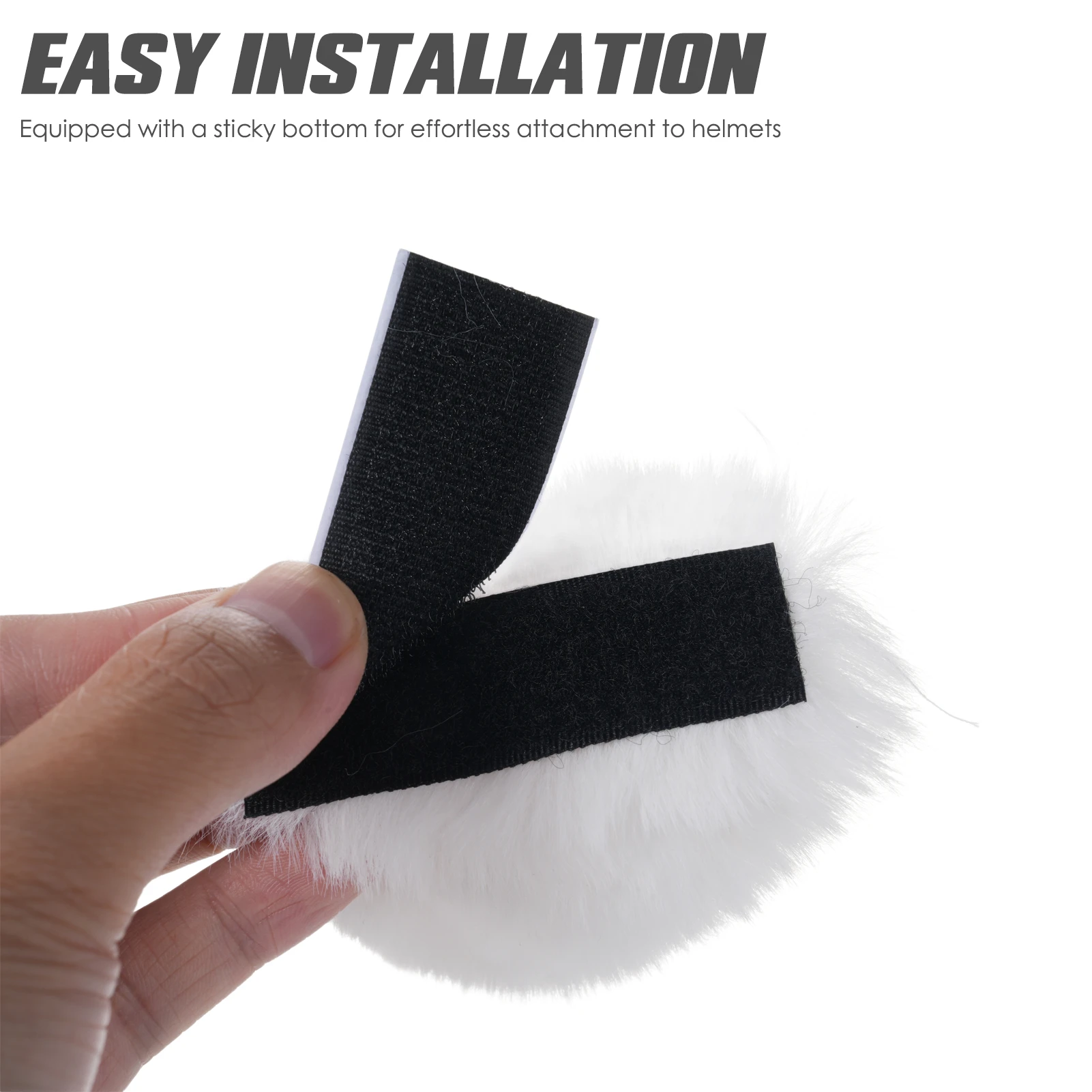 

Декоративные кошачьи ушки для мотоциклетного шлема, милые аксессуары для сноубординга, катания на лыжах и велоспорта