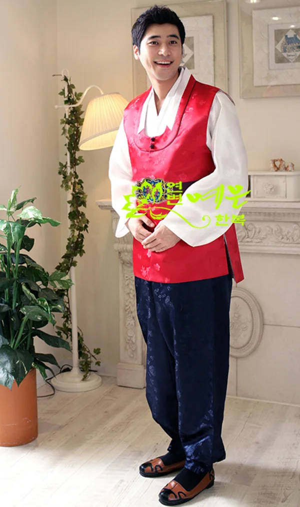 Hanbok South Korea Imports Hanbok Fabric Groom Wedding Hanbok Men's Hanbok New Hanbok Customization