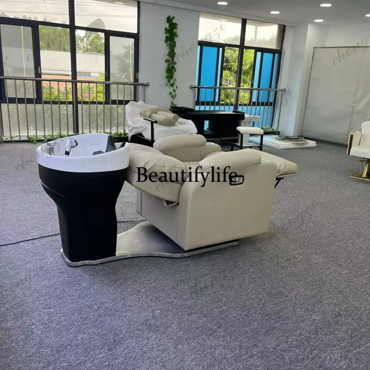 NQ52 HT  Hair Salon Special Hair Salon Chair Multifunctional Rotary Electric Flushing Bed