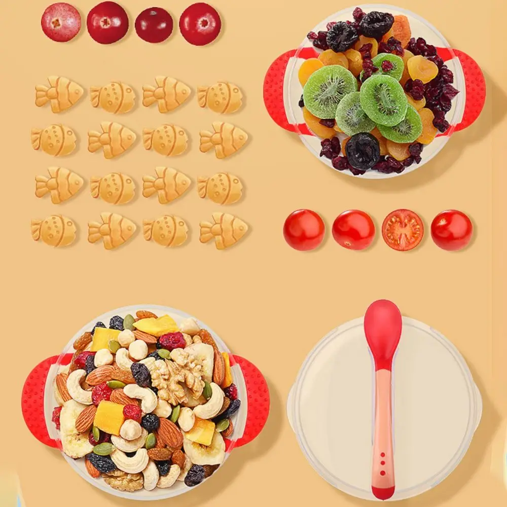

Easy Clean Safety Baby Suction Cup Bowl Anti-fall Food Grade Baby Feeding Bowl Soft PP Eating Food Bowl Baby Products