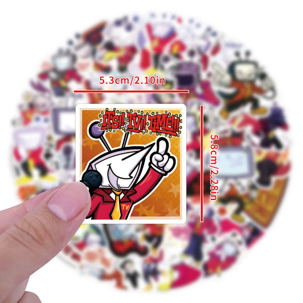 

55PCS Cartoon Funny Tenna Graffiti Sticker Decal Children's Toys Creative DIY Helmet Motorcycle Suitcase Scrapbook Graffiti