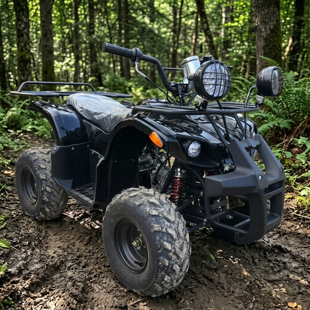 Venta al por Mayor de Fábrica: Cuatrimoto ATV de 110cc, Motor Automático de 4 Tiempos, Arranque Eléctrico, Certificación CE, para Niños y Adolescentes