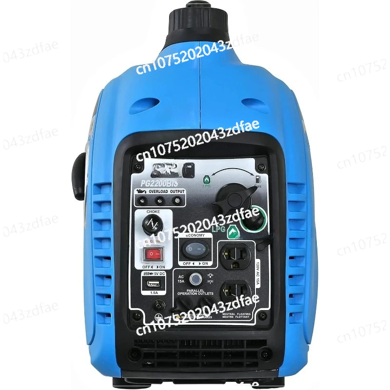 2,200W Portable Dual Fuel Quiet Inverter Generator with USB Outlet & Parallel Capability, CARB Compliant