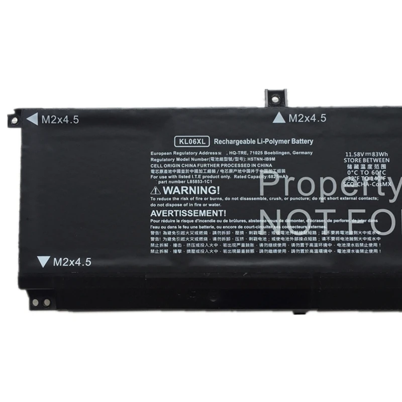 KL06XL Battery For HP Envy 15 EP0013N EP0001NQ EP0004TX EP0005UR EP0006TX EP0007TX EP0014TX EP0019NW EP0027NW EP0500NA EP0098NR