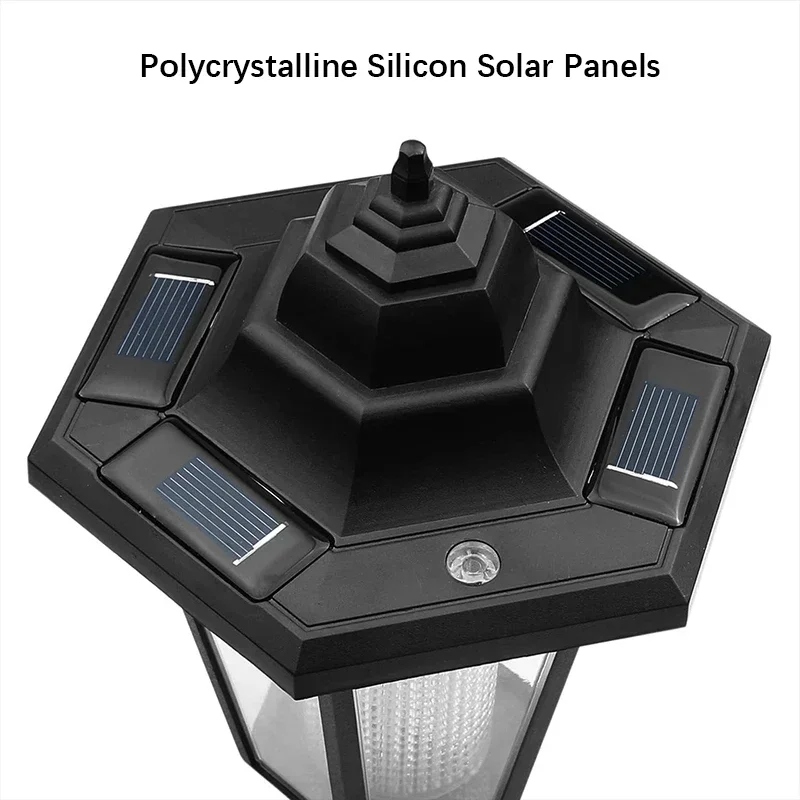 

Наружный шестиугольный ретро солнечный настенный светильник, лампа, водонепроницаемые светильники для забора IP65, светодиодное ландшафтное освещение, для двора, гаража, декора