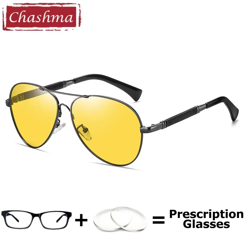 

Chashma Men Night Driving Eyeglasses Anti Glare Sunglasses Myopia Lenses Polarized Glasses