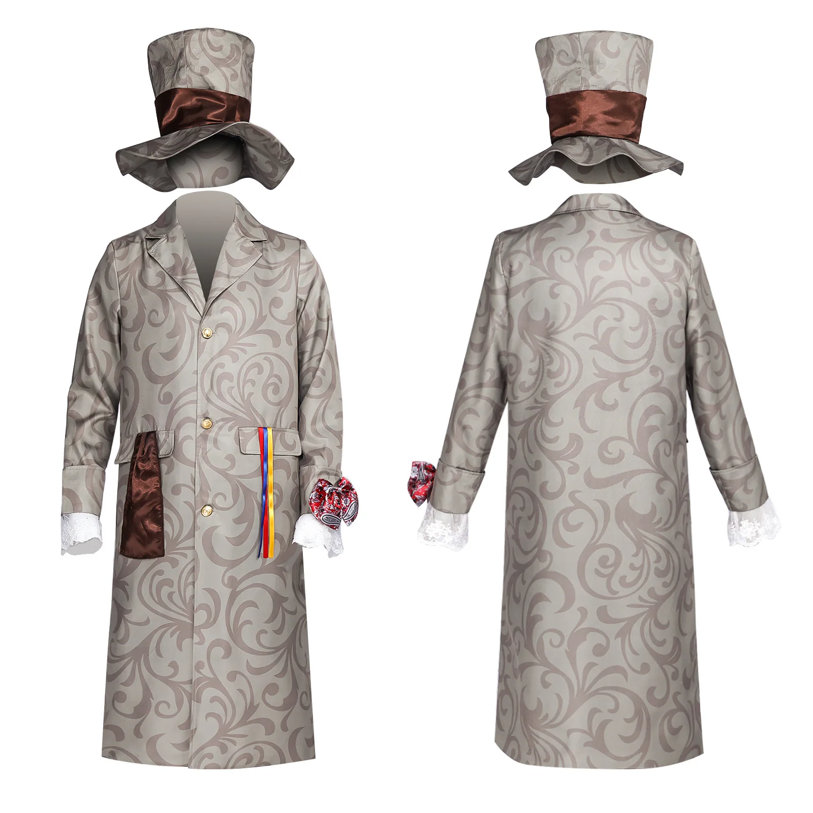 

Charlie And The Chocolate Factory Willy Wonka Costume, Willy Wonka Character Cosplay Dress-up Outfit