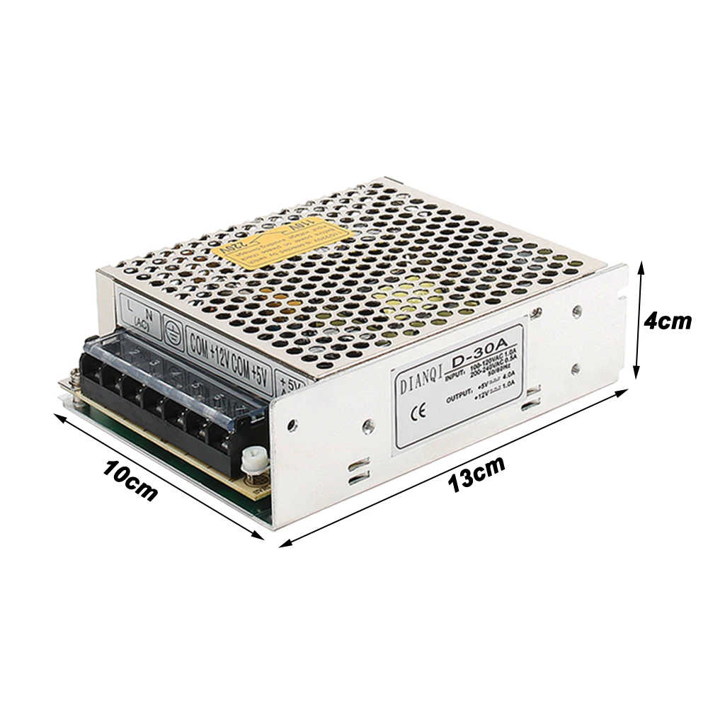 High quality 30W Dual output switching power supply D-30A 5V 12V  ac dc converter D-30B 5V 24V D-30C 12V 24V