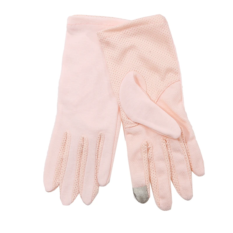 

Women's Sun Protection Gloves One Size 2024 New Fashion UV Resistant Driving Summer Thin Breathable And Anti Slip Cycling Gloves