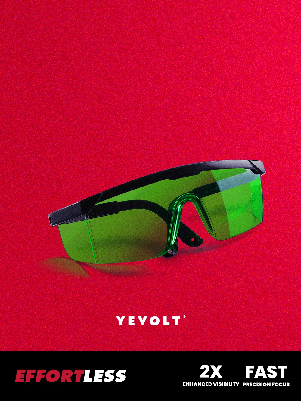 YEVOLT YVLLEGG2 Green Laser Enhancing Glasses For Laser level Protection Eye Safety Adjustable Tool