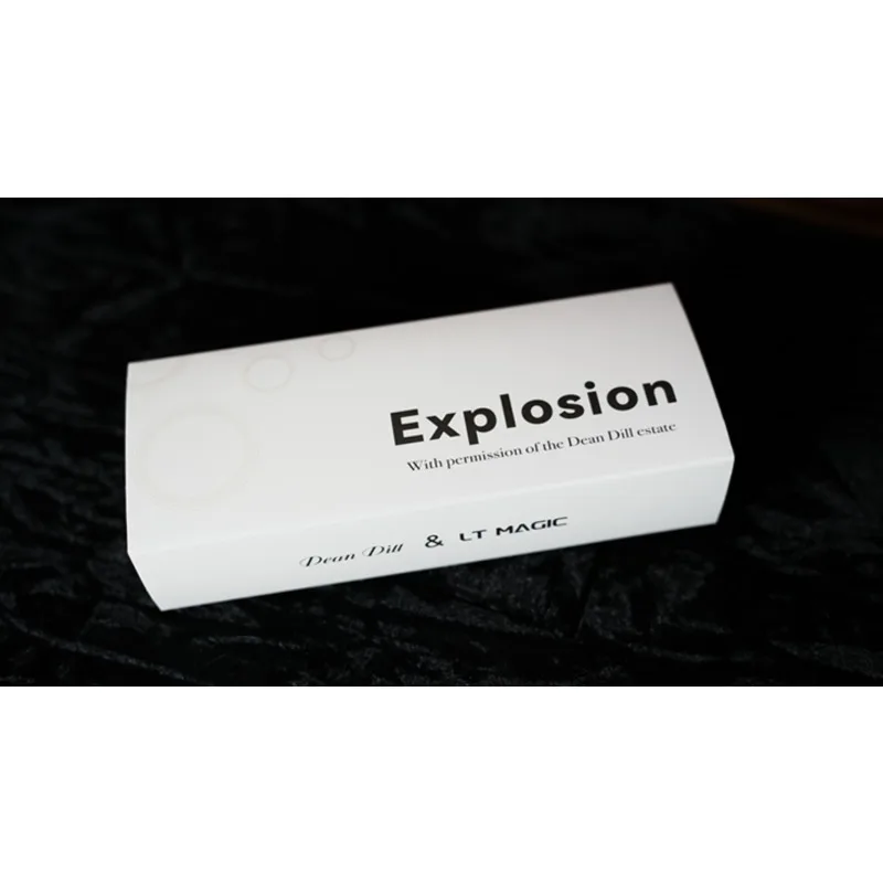 Explosion (Half Dollar) By Dean Dill and LT  Magic Close Up Performer Magia Tricks Street Stage Illusions Gimmicks Magie Props