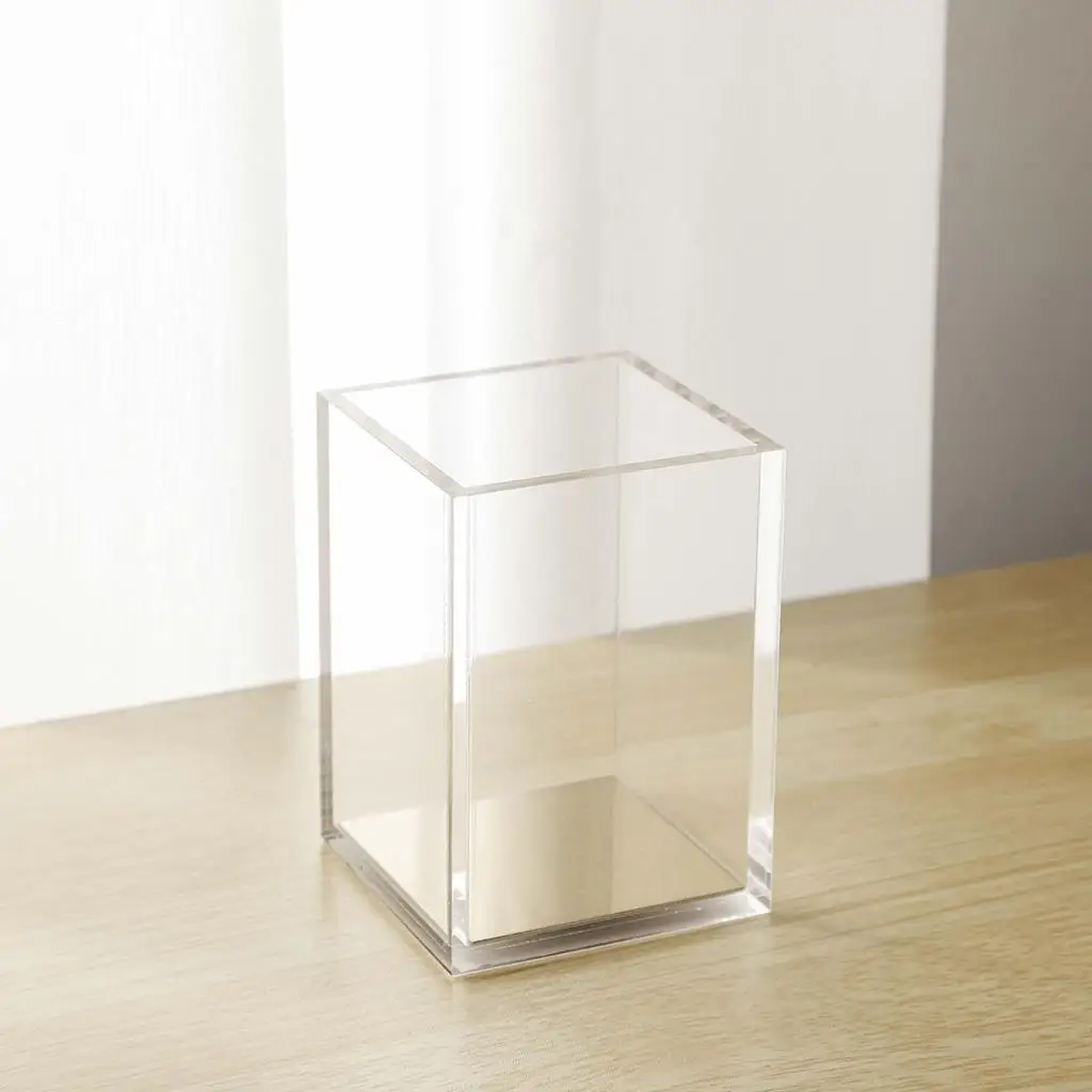 Clear Desktop Pencil Cup Stationery Organizer Stationery Oragnizer Pen Container