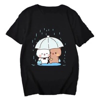 Bubu Dudu Print T Shirt Funny Anime Men Women's Crew Neck Top Graphic Comic Manga Unisex Summer Clothes Men Women Clothes Tops