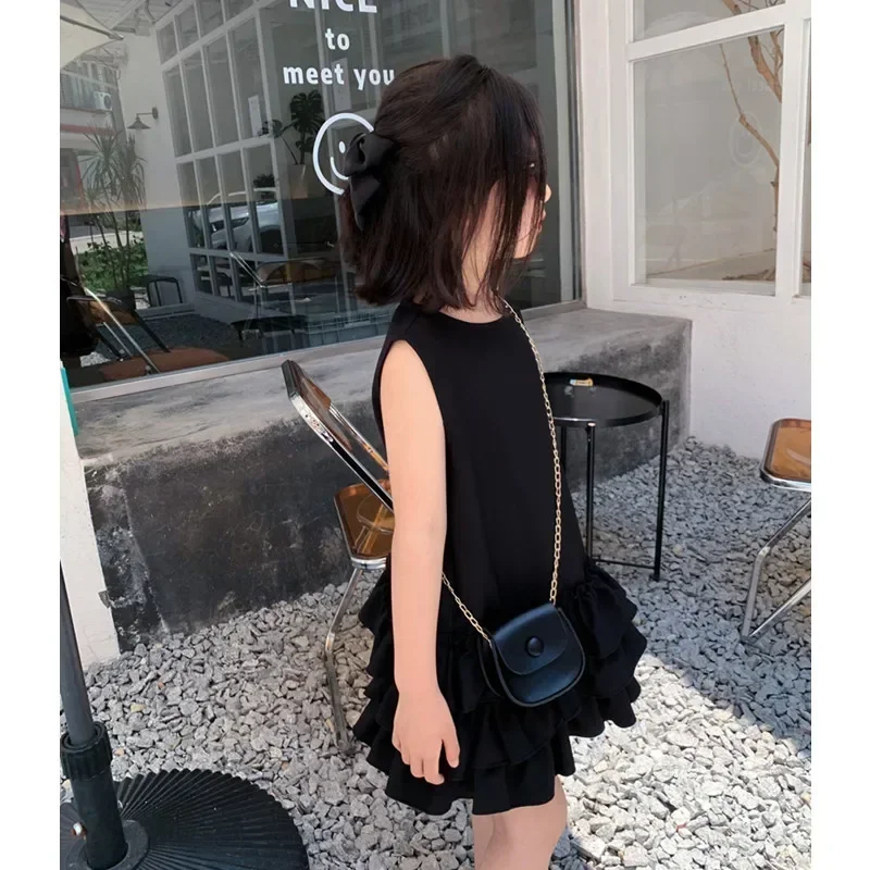 2024 Mother and Daughter Matching Clothing Women Dress for Mom and Me Equal Elegant Dresses Summer Baby Girls Elegant Clothes