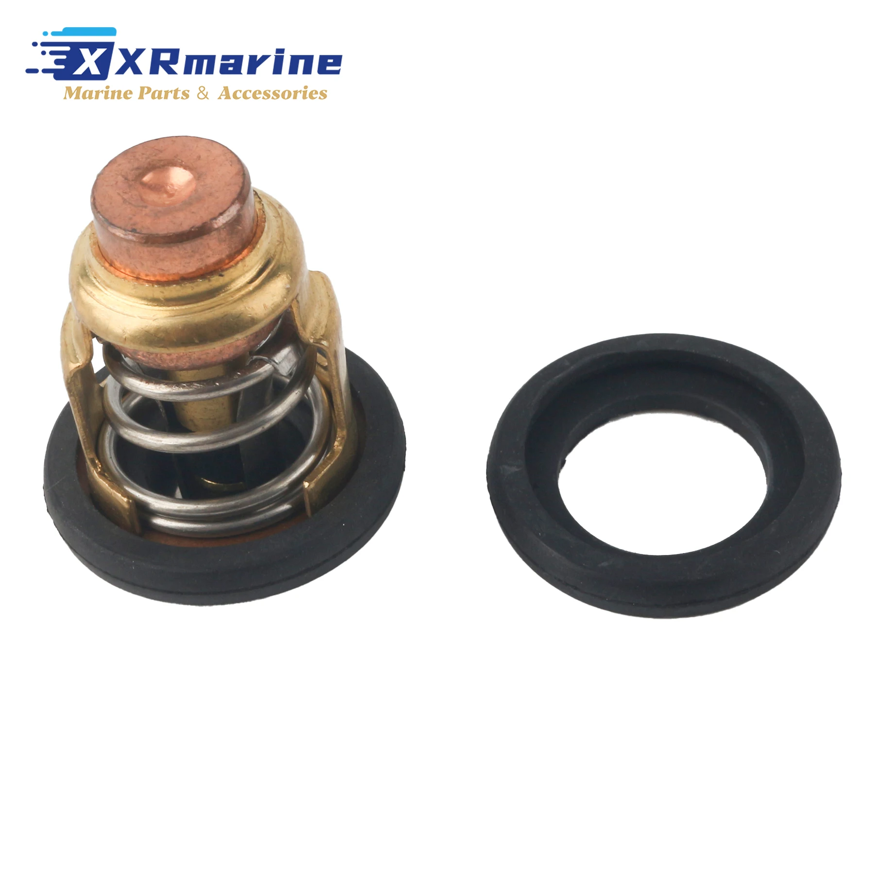 50℃ 122°F Thermostat Compatible with Yamaha 2 Stroke 3 4 5 6 8 9.9 15 20 25 30 40 115 140 175 200 220 250 HP Outboard Engines view 4
