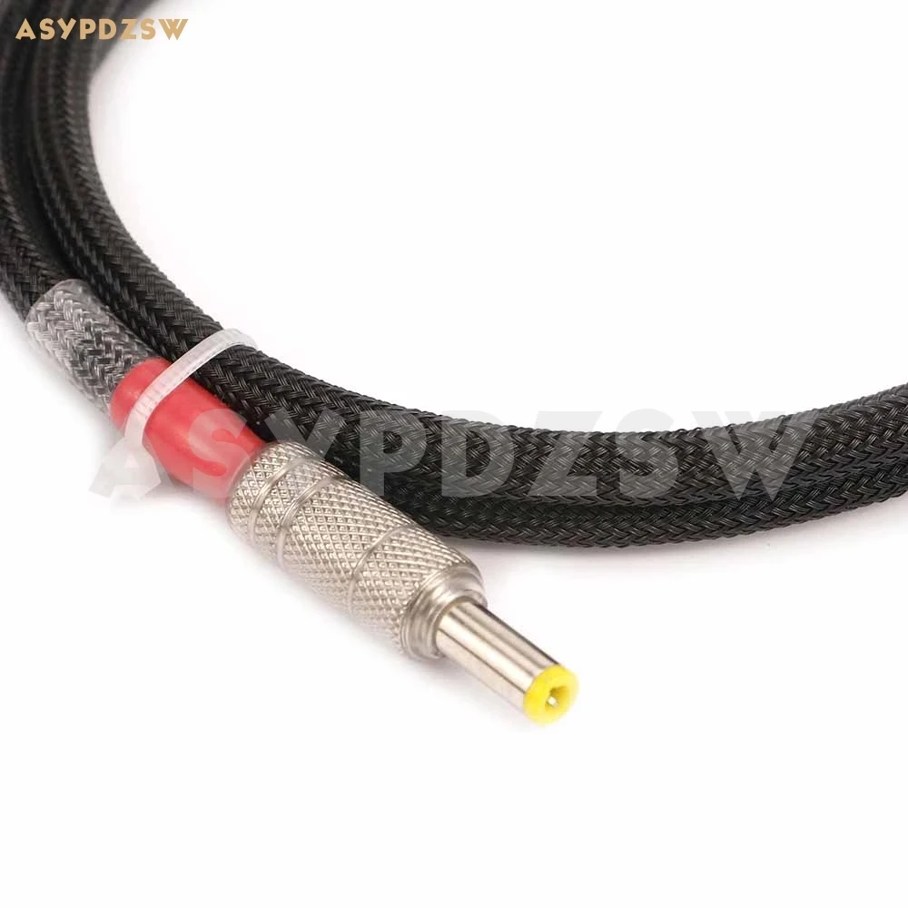 1M GX16-2 Pin to 5.5*2.1mm Pure copper cable AC/DC Phono amplifier Linear power supply cable