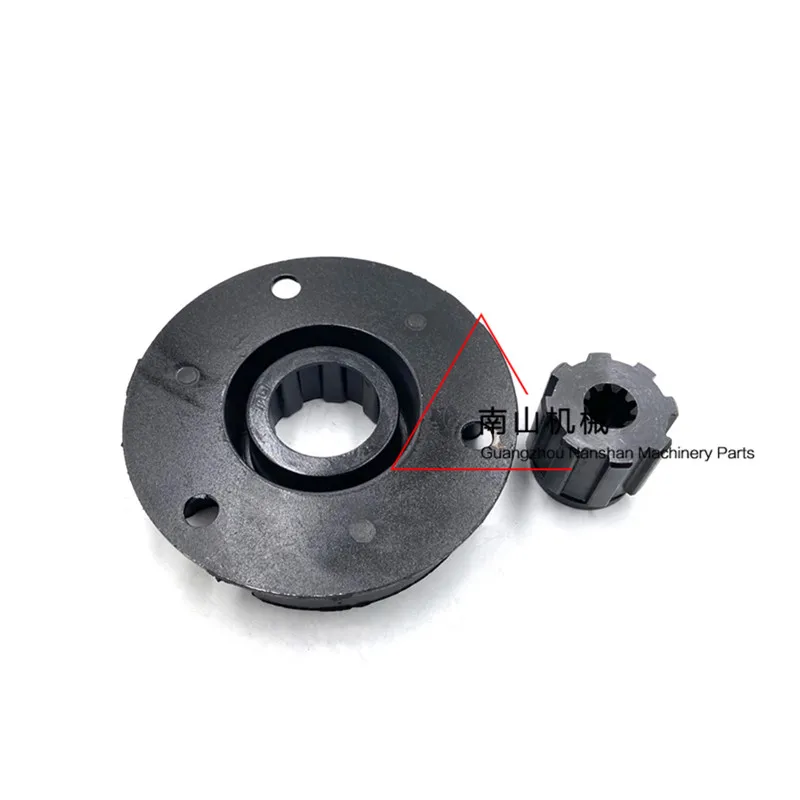 Hydraulic Pump Coupling 9 Teeth Connection Plate Spline Tooth Coupler Connection Rubber Excavator For Yuchai YC13 20