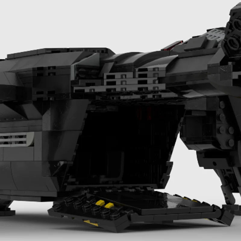 920PCS MOC Pelican-1 Extraction Shuttle Helldiverss 2 Spaceship Model Building Blocks Stacking Bricks Creative Toys Kid Gift