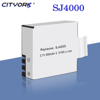 CITYORK Original SJ4000 Battery For SJCAM SJ4000 SJ5000 SJ5000X M10 M20 SJ6 SJ7 SJ8 Pro SJ9 SJ10 PRO SJ10X Action Camera