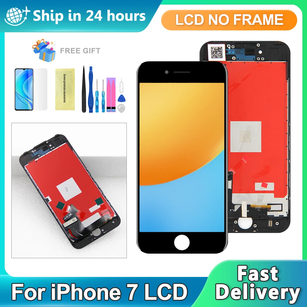 For iPhone 7 7G 3D A1660 A1778 A1779 LCD Display Touch Screen Digitizer Assembly Replacement For iPhone 7 Screen Replacement