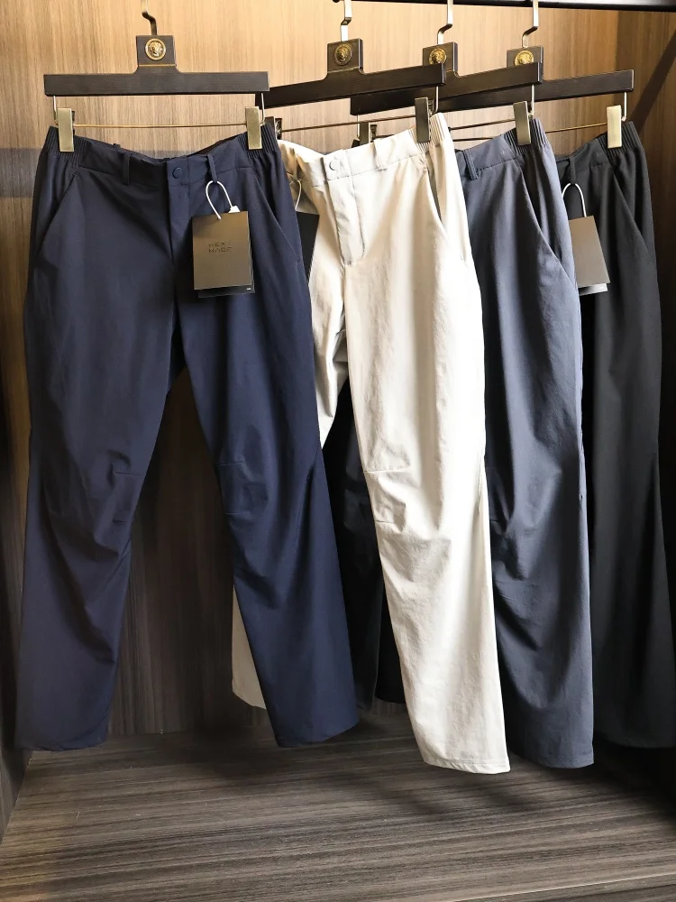 

Dry Comfortable Men's Sports Straight Leg Casual Pants Summer Lightweight Anti-Water Technology Breathable Quick-Drying Moist...
