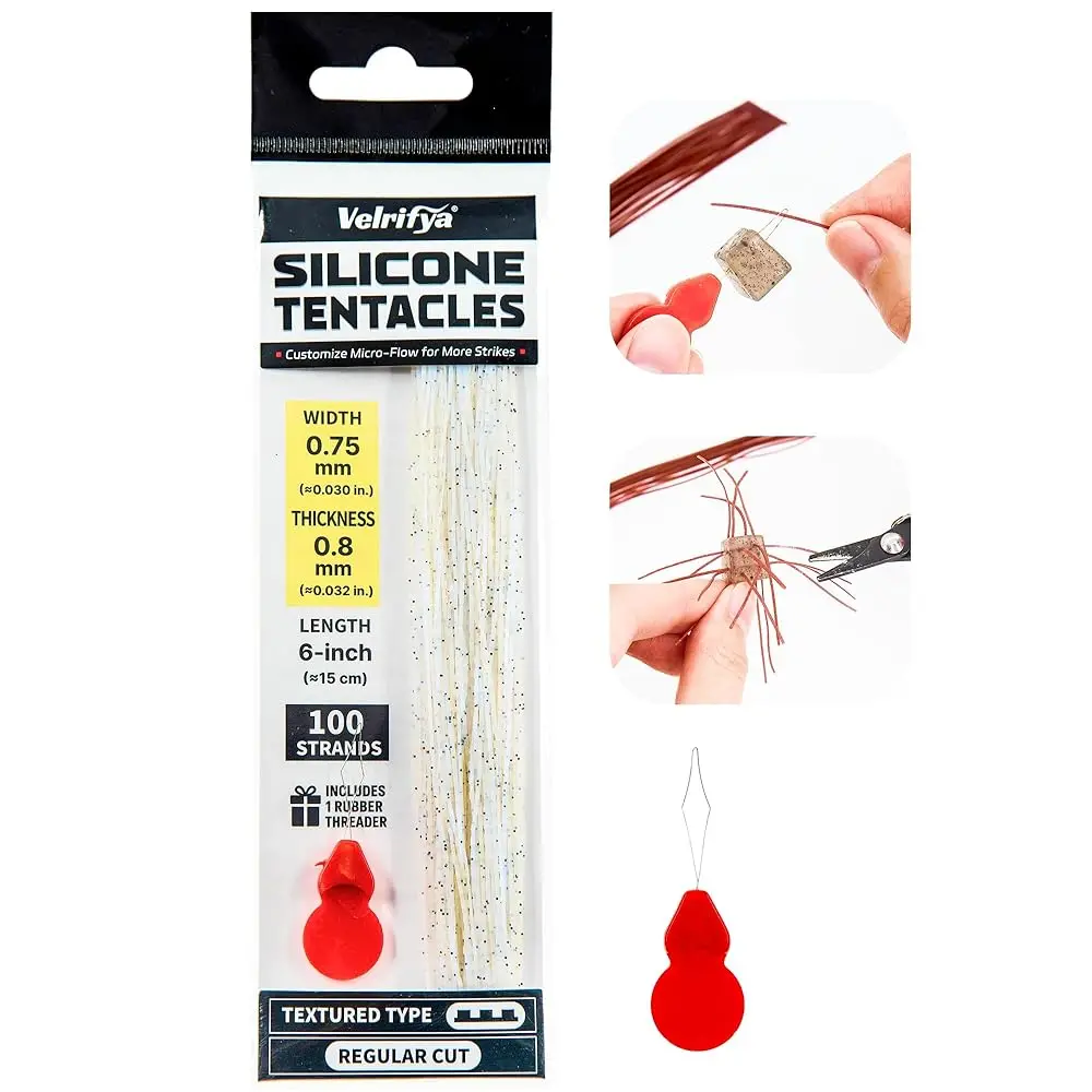 

Набор силиконовых щупалец и резиновых ножек в японском стиле для создания приманок, DIY-набор для мягких приманок, с тремя элементами