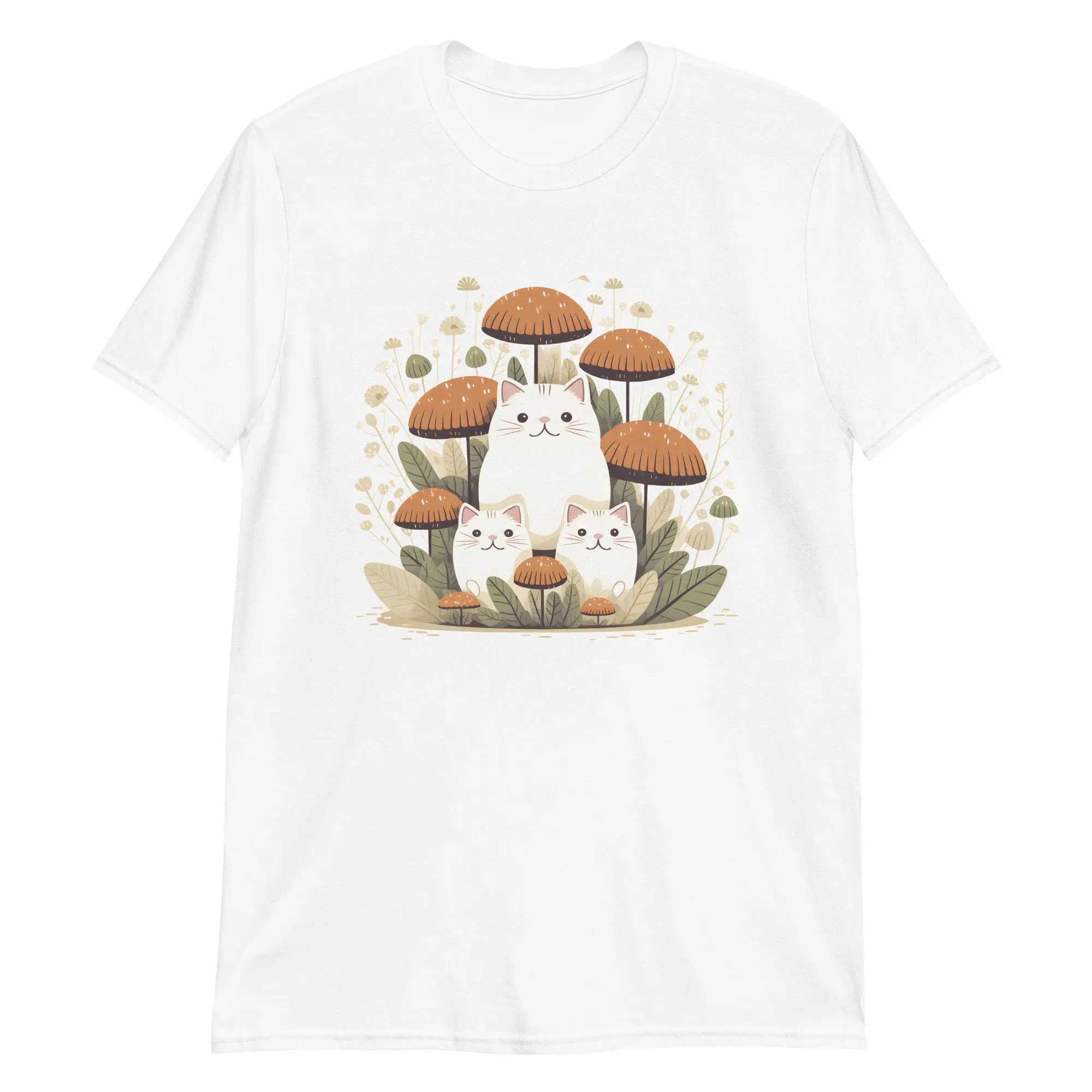 Triple Cat Bliss Cottagecore Serenity T Shirt