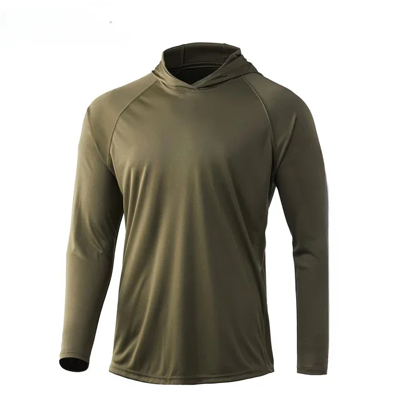 Gear Fishing Clothing Mens Crewneck Shirt - Print  Fishing Long Sleeve Uv Protection Shirt Solarvent Hoody