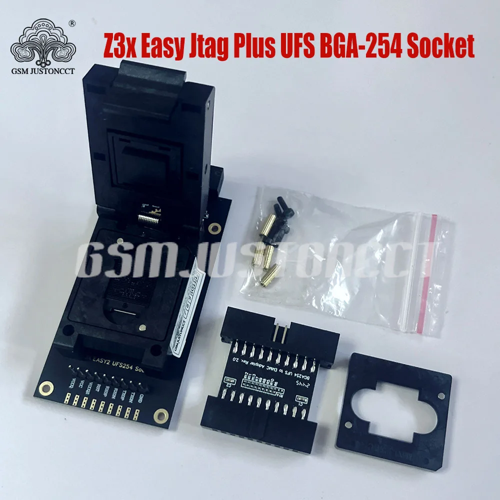 2026 New ORIGINAL Easy-Jtag Plus UFS BGA254 Socket/EMMC 254(EMMC +UFS 2 IN 1) Adapter for EASY JTAG PLUS BOX Work