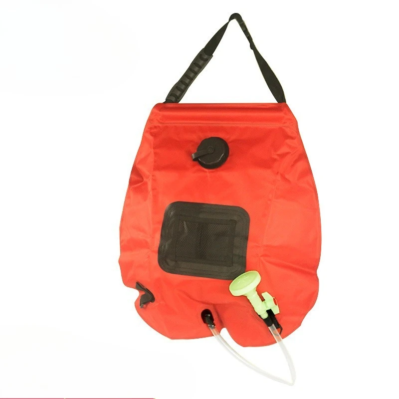 

Уличная солнечная сумка для воды, душевой набор для кемпинга, портативная сумка для душа, 20 л, сумка для воды для ванны, простые бытовые средства для ванной комнаты