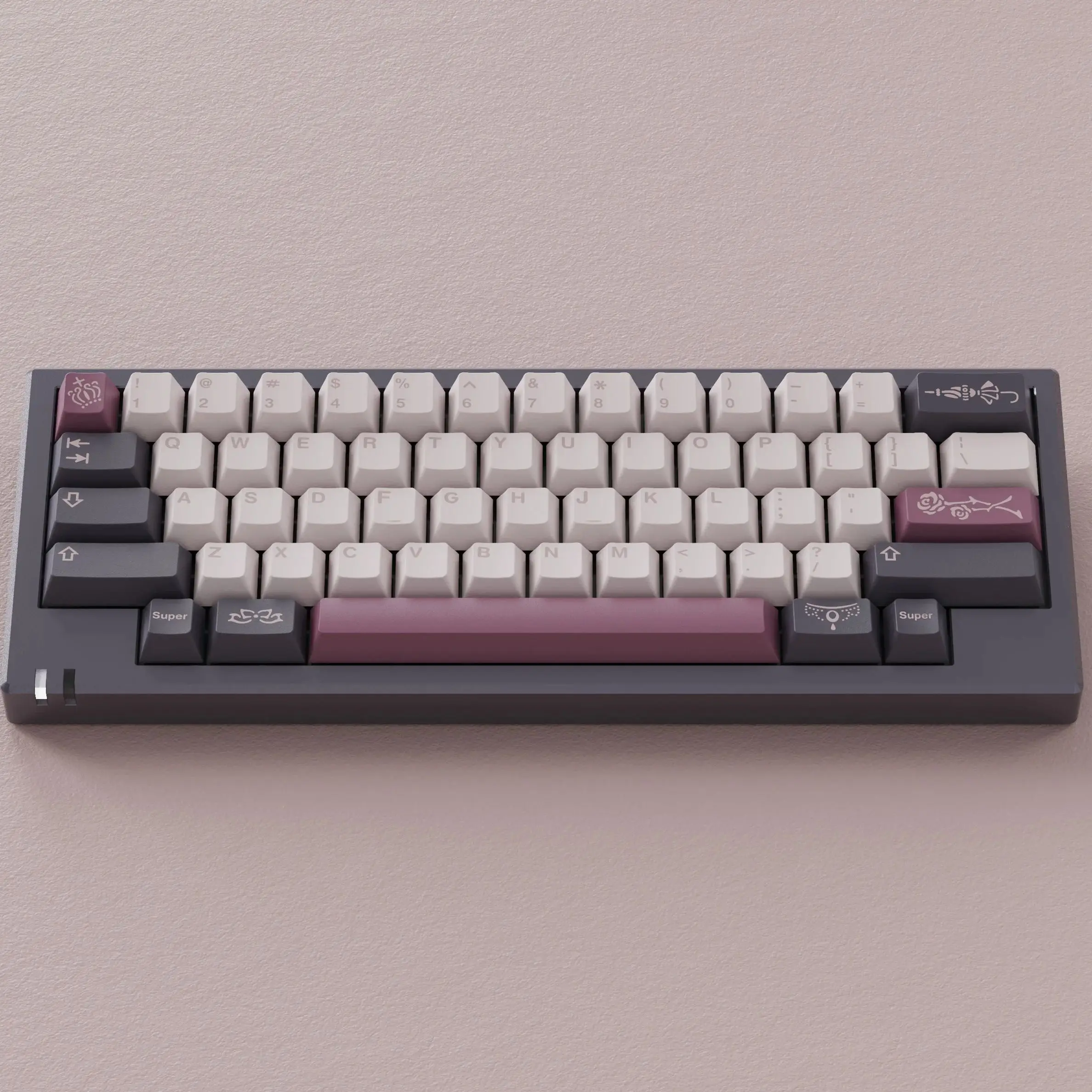 alohakb boneca pbt keycaps perfil cereja conjunto doubleshot 01