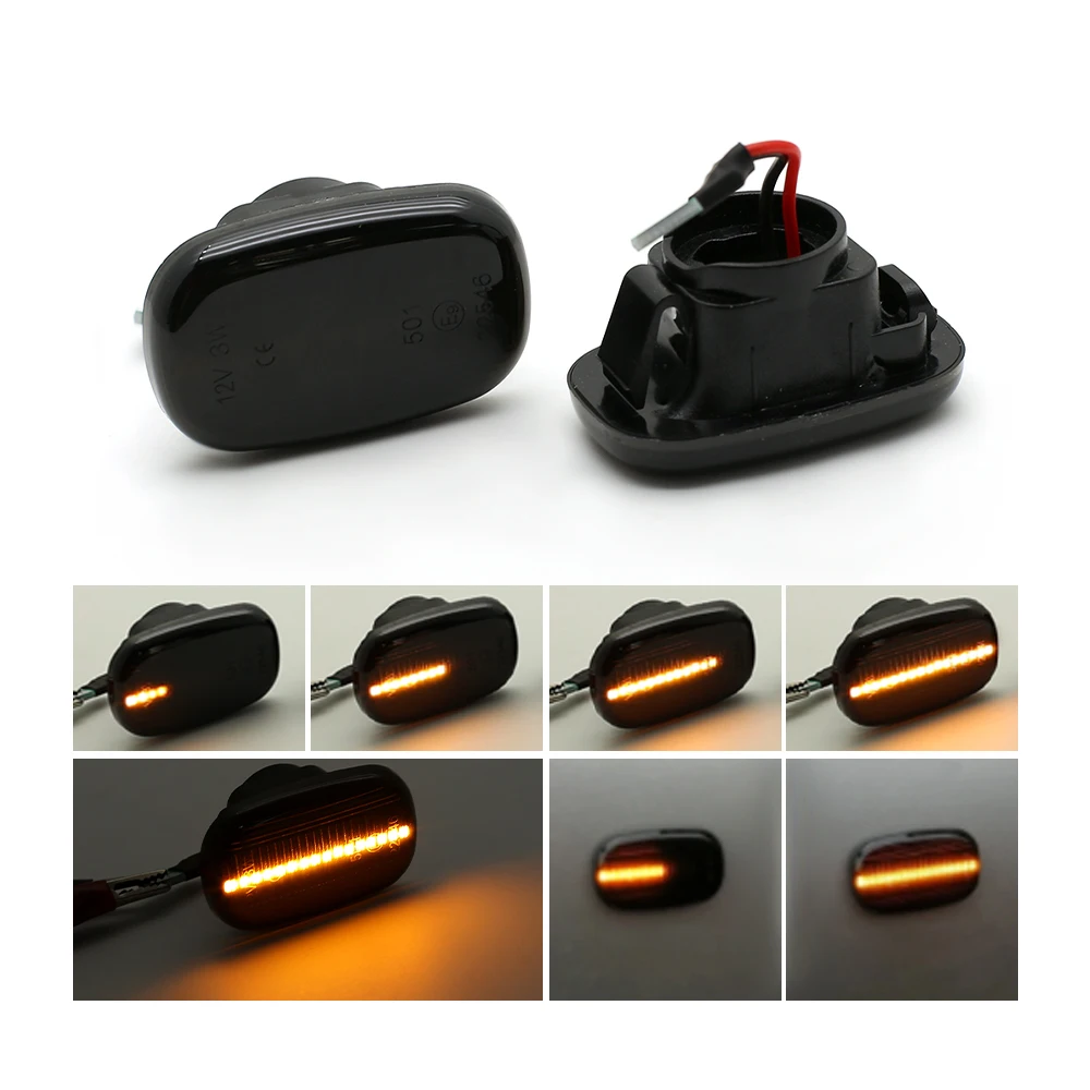 2 x LED Side Marker Turn Signals for Toyota Hilux sr5 mk6 Camry(Vista) Sv4/CV4 RAV4 Supra Mk4 Side Marker Replacement Parts