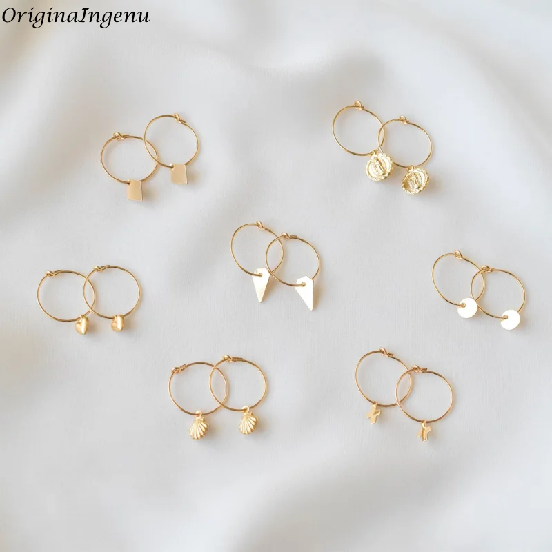 

Серьги-кольца Huggie из позолоченного золота 14K, маленькие золотые серьги-кольца, роскошные ювелирные изделия, серьги-кольца для женщин, подарки для женщин