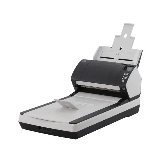 FI-7280 Escáner de documentos dúplex en color plano profesional de alto rendimiento con alimentador automático de documentos (ADF) para Fujitsu