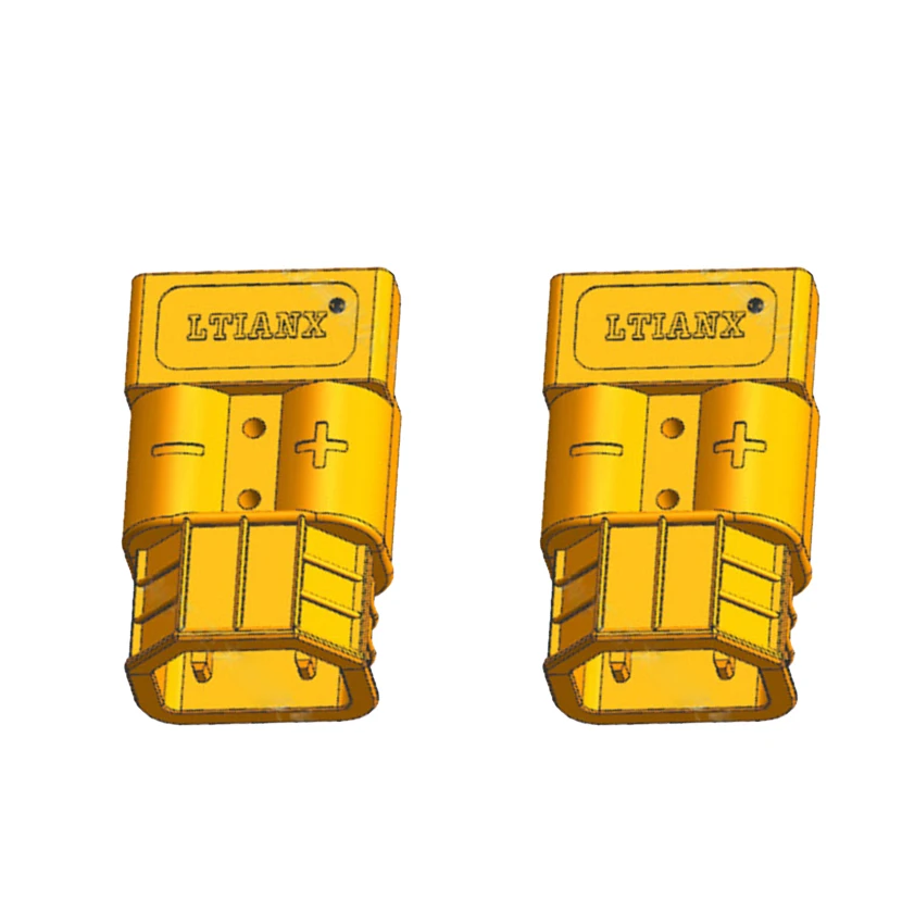 Charging Applications Battery Quick Connector 50Amp Connectors Quick Connect Battery Connectors 600V Rating Compatible With ATVs