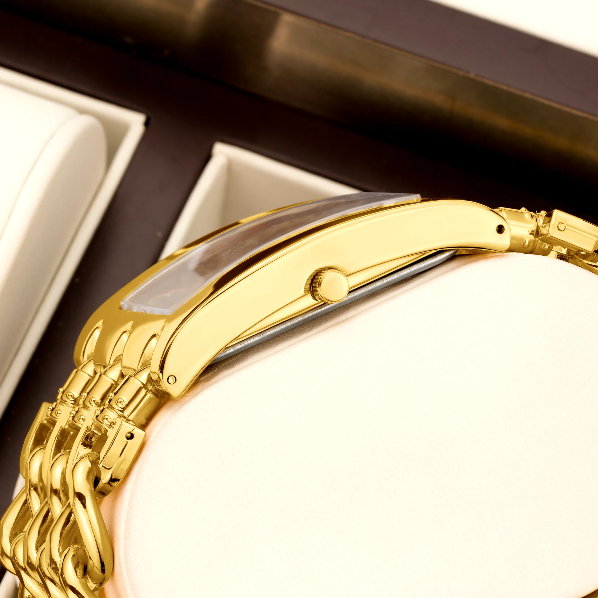 Vintage Watch Crystal - Reloj de pulsera de cuarzo para