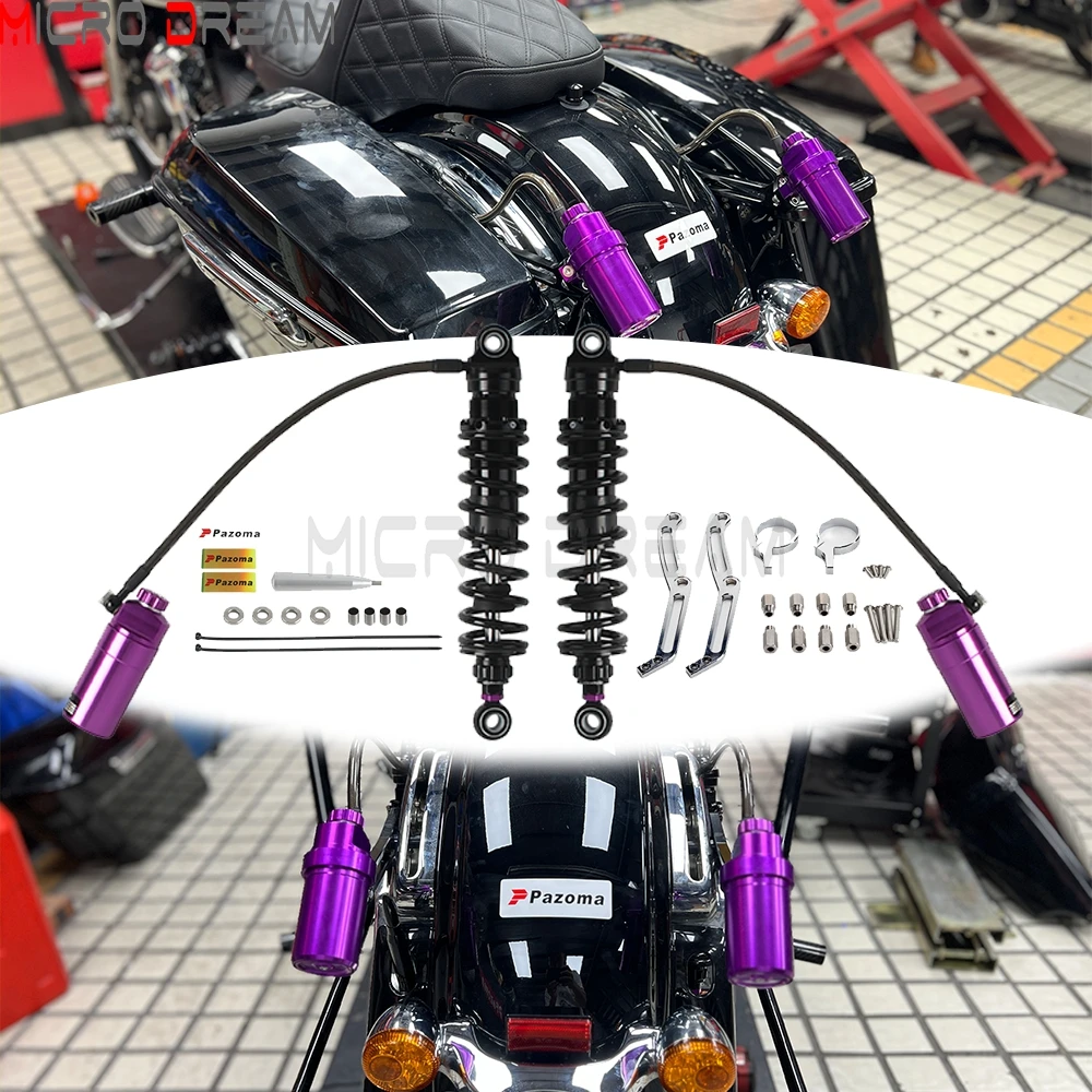 

For Harley Touring Road King FLHR FLHRSE FLHRXS Street Glide FLHXST FLHXS FLHX FLHXSE Motorcycle Rear Suspension Shock Absorbers