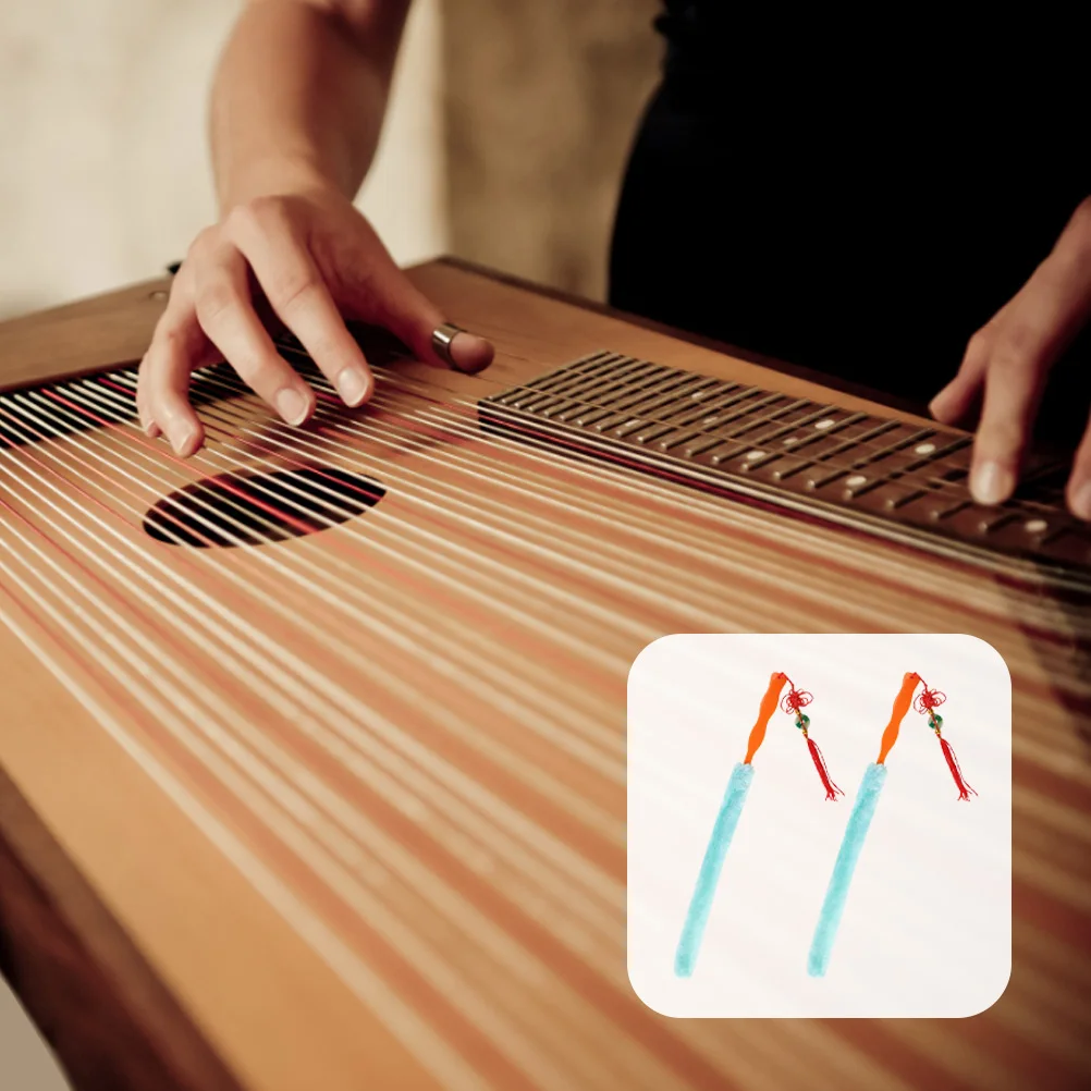 

2Pcs Guzheng Wiping Brush Hair Bristles ABS Structure Tool For Traditional Chinese Instruments