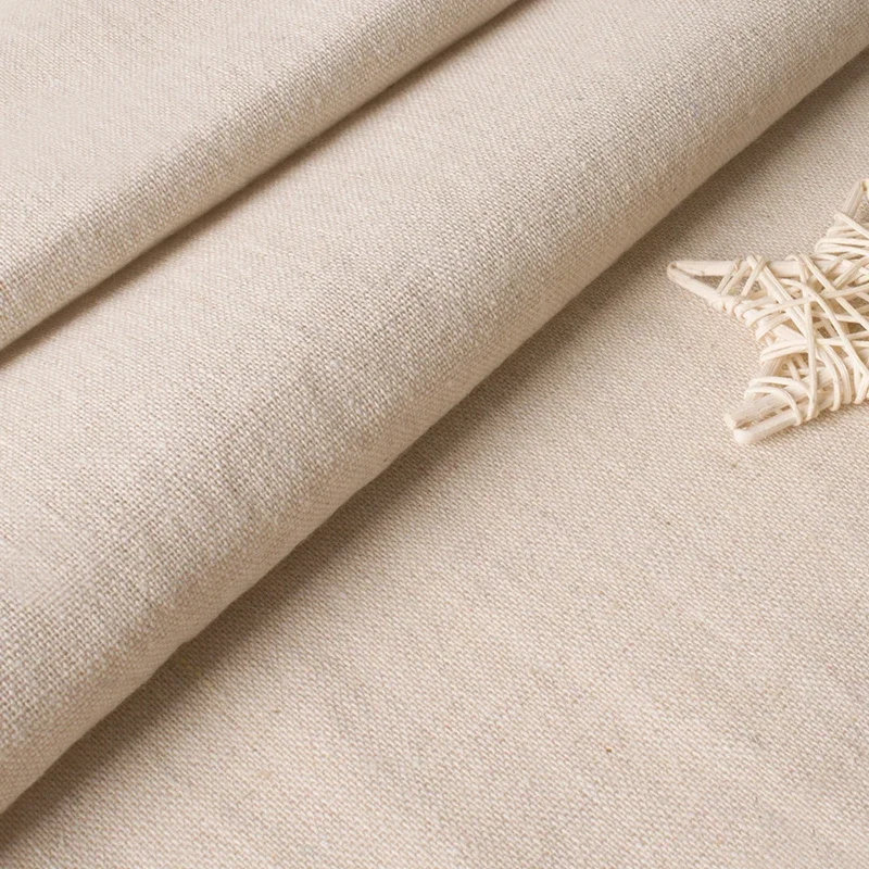 100x150cm Textile Cotton Linen Fabric for Clothing Table Sofa Curtains Decoration DIY Sewing Material Embroidery Practice Fabric