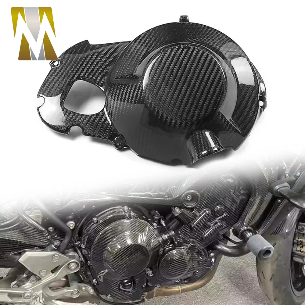 

Carbon Fiber Engine Covers Fairing Motorcycle Fairings For Yamaha MT09 FZ09 2014-2019 2020 Accessories MT-09 FZ-09