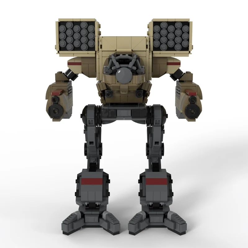 1226 قطعة MOC جنون القط الأخشاب الذئب OmniMech عشيرة نموذج هدايا عيد الميلاد بناء لعبة كتل العمارة تجميع DIY بها بنفسك الطوب الإبداعي #3