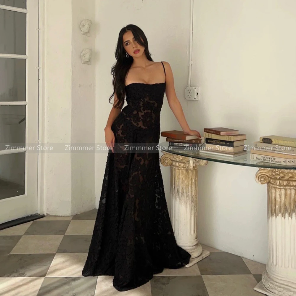 

Vintage temperament black sexy wrap lace jacquard see-through waisted strappy halter dress female