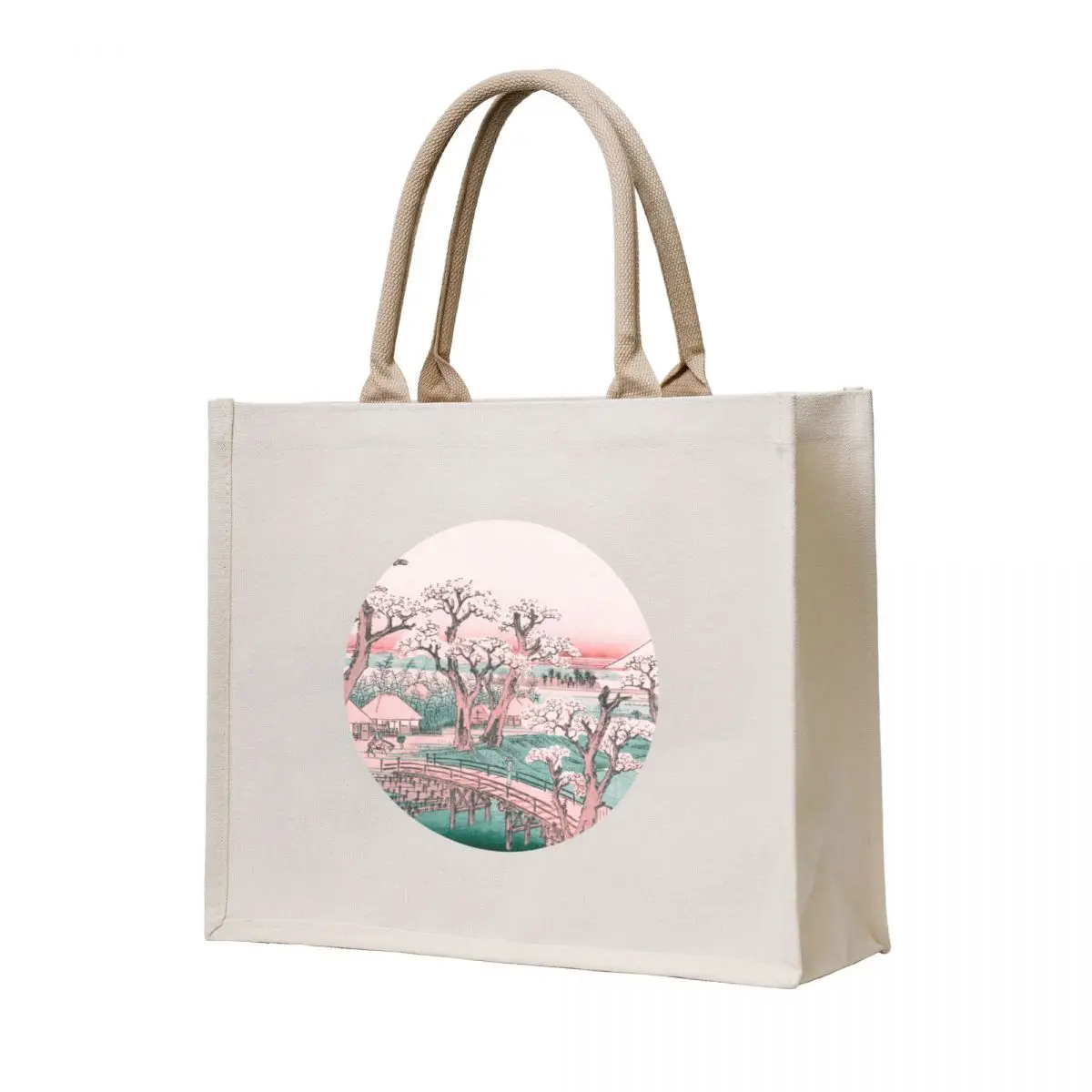 

Hiroshige - Ukiyo e Koganei Bridge Tote Bag Large bags for women tote bag university shopping cart bags Shopping bags