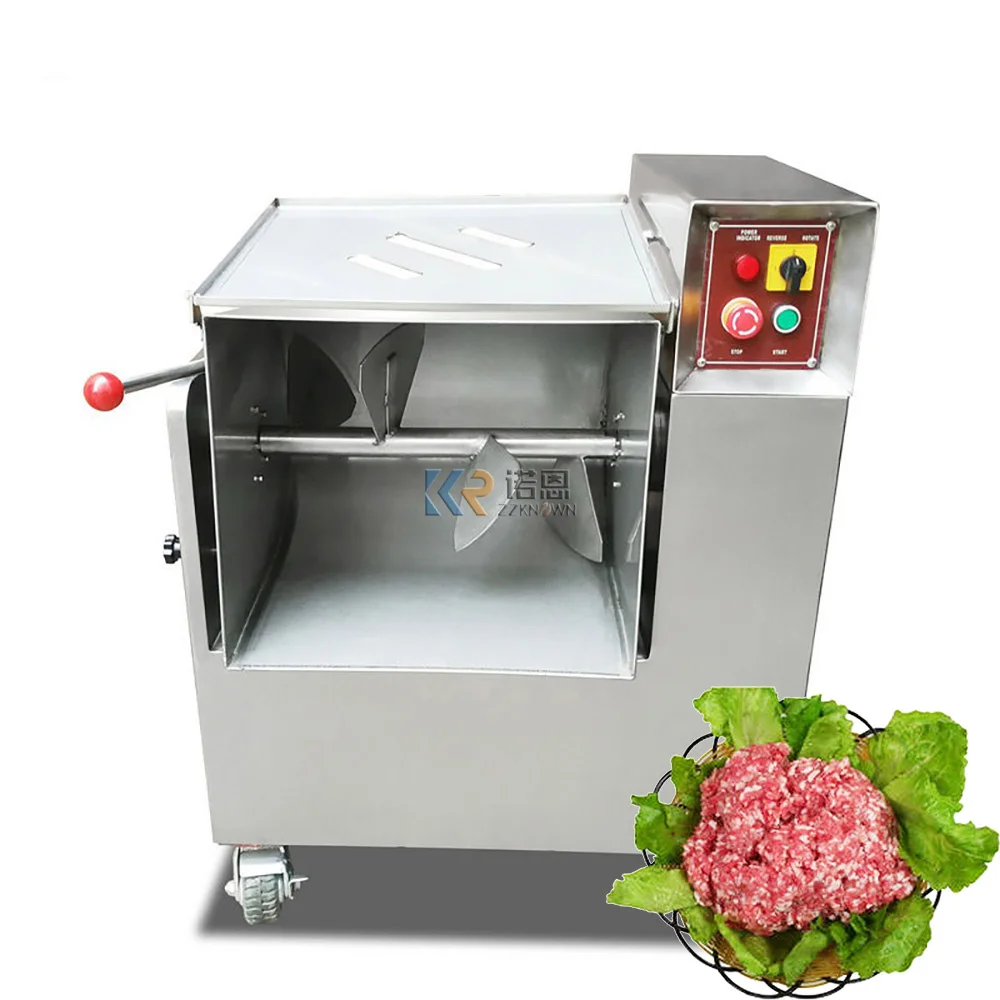 70L ความจุเครื่องผสมเนื้อไฟฟ้าผัก Chopper เครื่องปั่น Momo Empanada Dumpling ไส้กรอกบรรจุเครื่อง