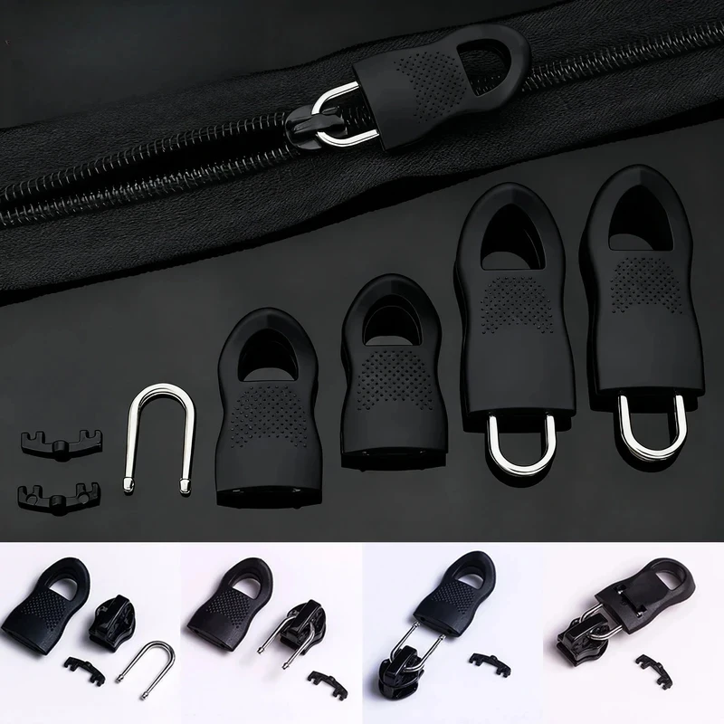 4/8/16Pcs Replacement Zipper Pull Universal, Broken Zippers Puller Sliders Handle For Coats, Jackets,Luggage,Backpacks,Pants