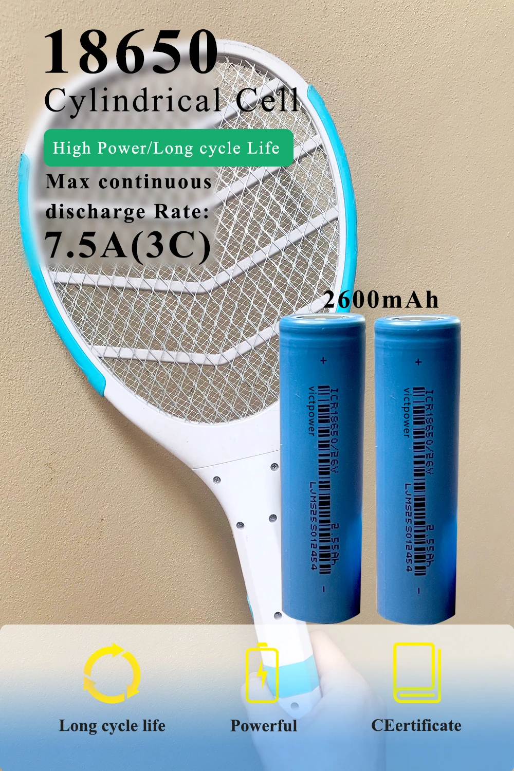 10pcs Original 18650 lithium akku 1500mah to 3500mah Rechargeable Batteries 3.7V Lithium Li-ion battery cells