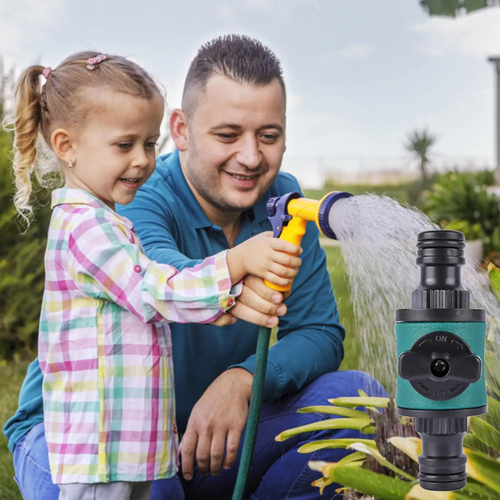 خرطوم المياه الفاصل تمديد موصل الخرطوم المياه مانعة للتسرب خرطوم حديقة صنبور الفاصل للإنتاج الزراعي #2