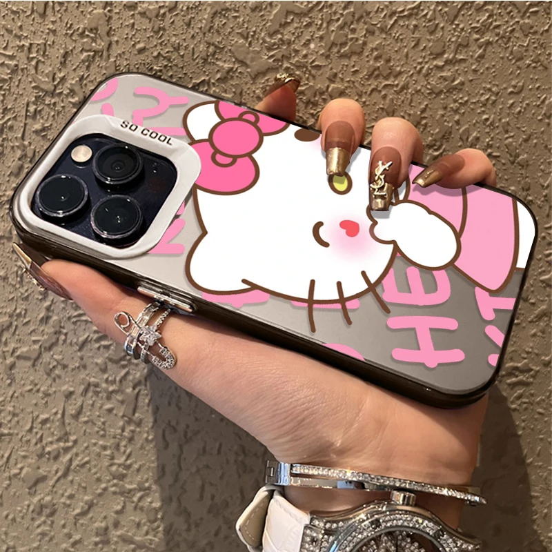 Bonita funda de teléfono Hello Kitty para Samsung Galaxy S25 Edge S24 S23 S22 S21 S20 Ultra Plus FE A56 A36 A26 A17 A07 cubierta dura mate